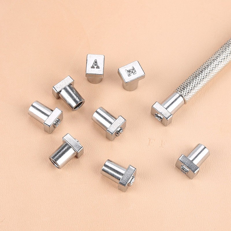 36Pcs Steel Letter Number Leather Stamper Punching Tool for DIY