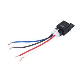 Relé Impermeable de 12V CC con Arnés, Cables de Cobre Estañados de Nailon de 4 Pines, relé Automotriz de 40A