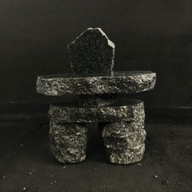 3.5" Tall Granite (Stone) Inukshuk