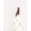 Keyaiira - Medium Brown Leather Wall Hook, Wall Hanging Strap