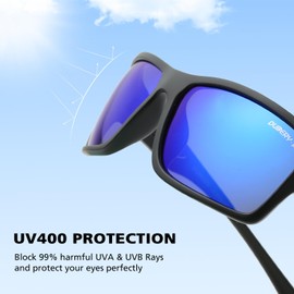 KeliSphere Sport Polarized Sunglasses for Men Women UV Protection Cycling Running Shades Glasses