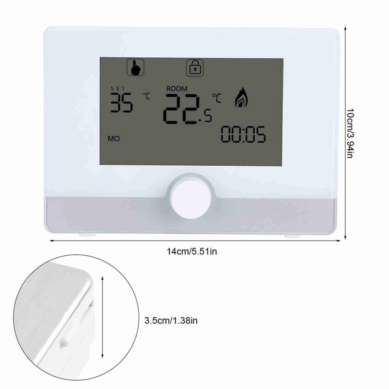 Programmable Thermostat Temperature Controller for Wall hung Boiler Heating System