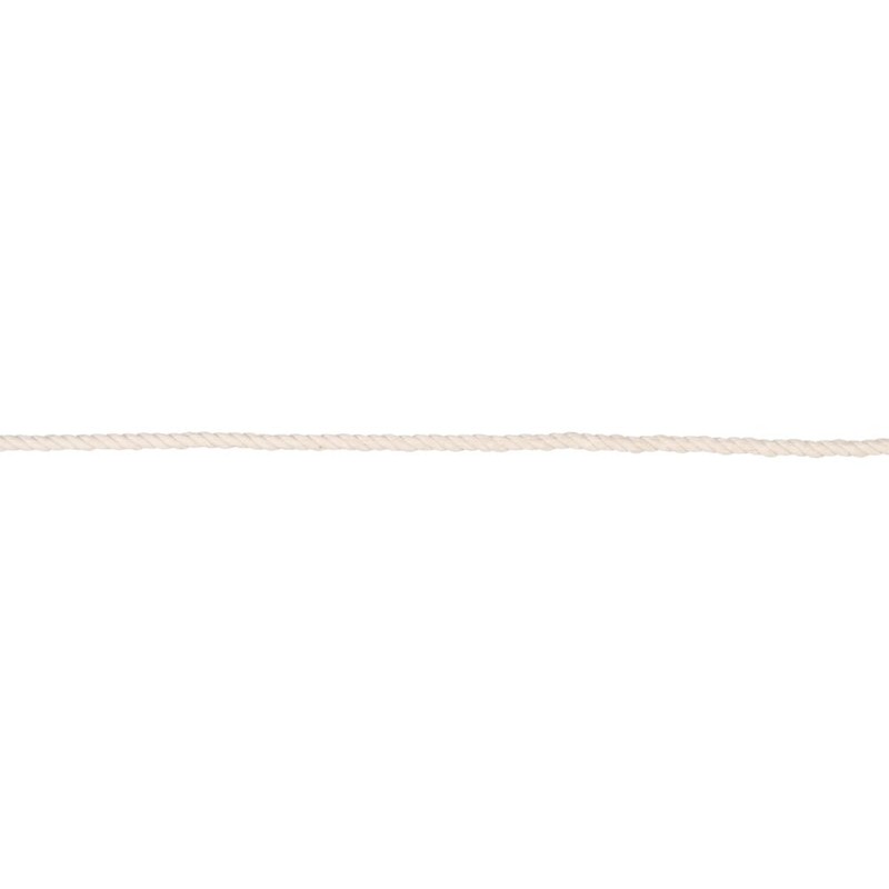 Rope and Cord White Twisted 100% Natural Cotton Rope –