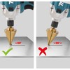 Vearter HSS Spiral Groove Double Flute Step Drill Bits, 1/8"
