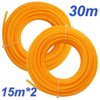 Zeqeey Star Shape Replacement Trimmer Line Nylon Cord for Grass