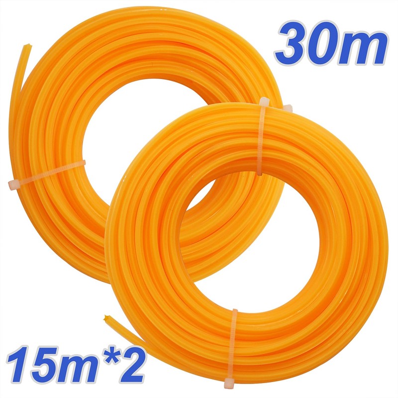 Zeqeey Star Shape Replacement Trimmer Line Nylon Cord for Grass