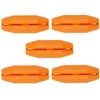 Blue Bowl 5 Pack Orange Bucket Handle Grips Reduce Hand