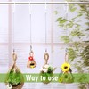 Otoolling 8pcs Bird Feeder Hanger for Tree with S-Hook Hanging