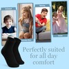 CityComfort Children's Breathable Socks Pack of 12, black