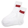 Volkswagen 3A4084361A084 GTI Tennis Socks Stockings, Size 43-46, White, White