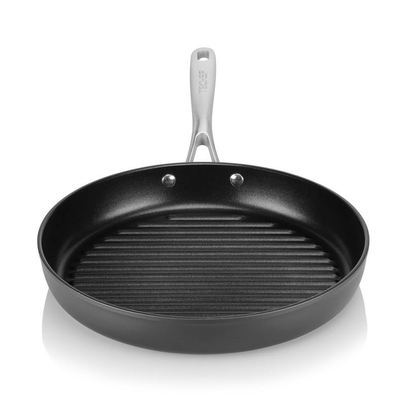 TECHEF - Onyx Collection, 12-Inch Grill Pan, coated with New