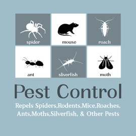 12 Pack Silverfish Repellent Balls Indoor,Long-Lasting Indoor Insect & Rodent Repellent for Spider, Ant, Cockroach, Mouse, Silverfish - Natural, Safe for Pets & Kids, Powerful Peppermint Oil Infused