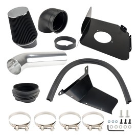 Torchtree Cold Air Intake Kit Compatible with 2007-2008 Cadillaaac Escalade 6.2L V8 DRSS-5147, Filters System Kits Aluminum Polished High Flow