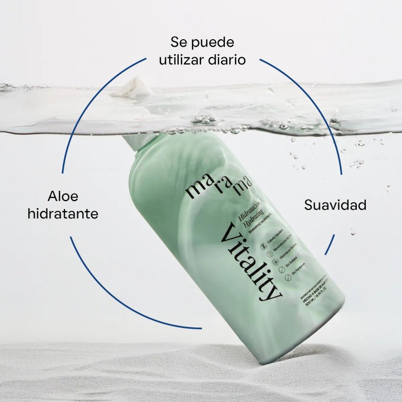 Marama Aloe Y Herbal Kit Tratamiento Para Cabello Maltratado Vitality