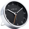 NexTime alarm clock, COMPANY ALARM very silent, black/metallic, ø 9