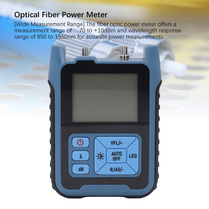 Optical Fiber Power Meter 850 To 1650nm ‑70 To +10dbm