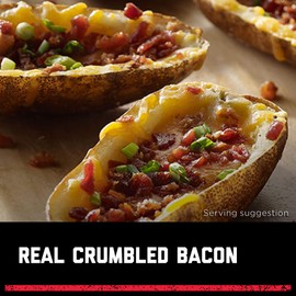 HORMEL Crumbled Bacon, Peppered, 3 Ounce
