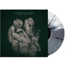 Of Mice And Men Cold World LP Silver White Split w/Black Splatter Vinyl