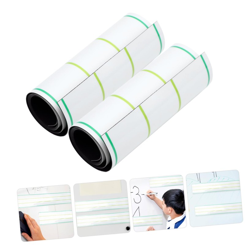 Gadpiparty 2 Dry Erase Magnetic Sentence Strips for Whiteboard, Reusable