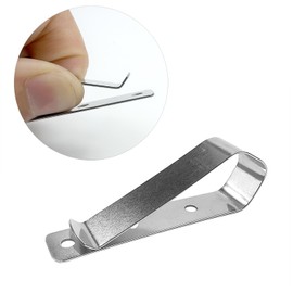 Garage Door Remote Visor Clip, Pack of 20 Remote Visor Clips Replacement for Garage Door Remote Openers (Silver)