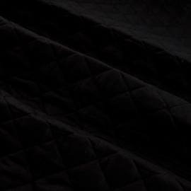 Double-Sided Quilted Broadcloth Black, Fabric by the Yard