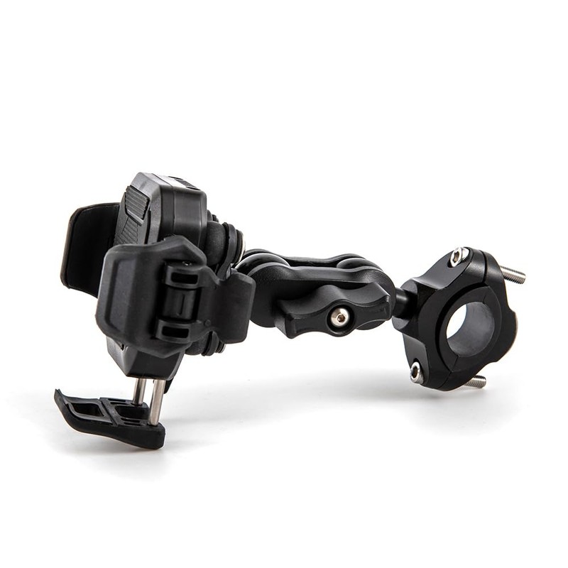 BENEALL Motorcycle Phone Mount for Fork stem Hole Handlebar Mount