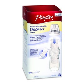Playtex Baby Nurser Drop-Ins Baby Bottle Disposable Liners, Closer to Breastfeeding, 8 Ounce - 100 Count