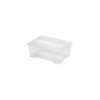 Heidrun TEX-BOX Small with Lid + Click Closure, 1 Litre,