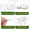 sourcing map 60Pcs Stainless Steel Disc, 9/16"(14mm) Dia 0.12"(3mm) Thick