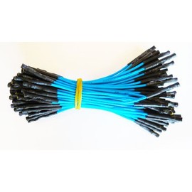 Qty 100 3" Female Blue Jumper Wires