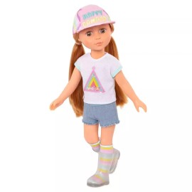 Glitter Girls Astrid Poseable 14" Camping Doll - NEW