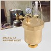 LALAGO Automatic Quick Bleeder DN15 1/2 Inch Bleed Valve, Brass