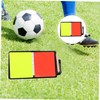 CORHAD 4sets Professional Soccer Referee Kit Includes Whistles Cards and