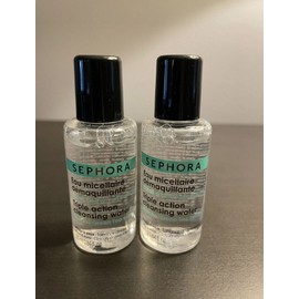 Sephora Triple Action Cleansing Water .84 oz 25ml NEW X2