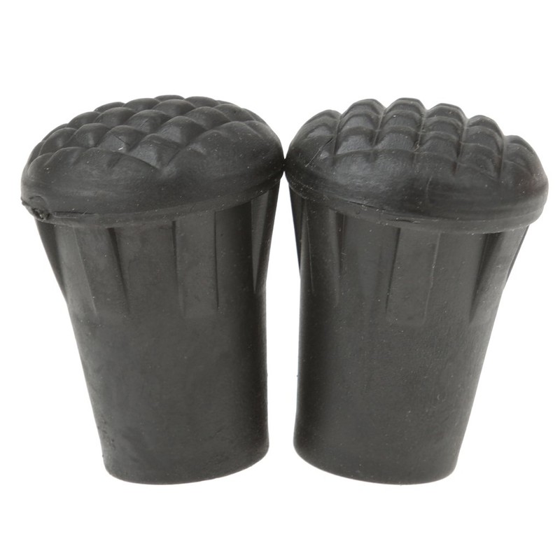 KOZEEY Replacement Rubber Tip Ends for Hiking Sticks, Walking, Trekking