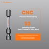 Crosstar 2-Inch Compact Hex Bit Set 20PCS (Metric & SAE)