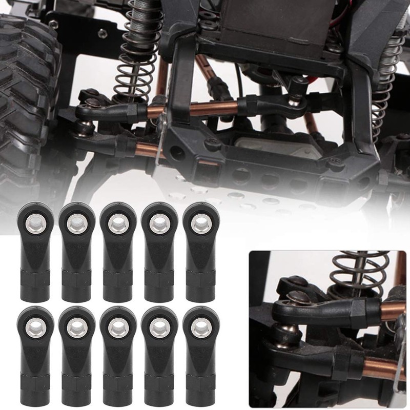 Leapiture Rod End Ball Joint, 10 Pieces M4 Connecting Rod,