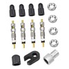 BESPORTBLE 3sets Mountain Bike Tubeless Valves Kit Valve Core Bike