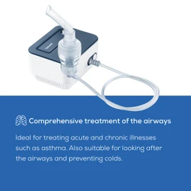 Beurer Beurer IH 16 Nebuliser with Compressed-air Technology, Compact Design, for Treating The Upper and Lower Airways, Suitable for Adults and Children, Easy to Clean