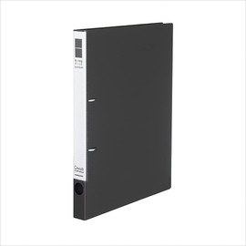 コクヨ ファイル リングファイル スリム 2穴 A4 180枚収容 ダークグレー フ-URF420DM