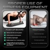 Foldable Push Up Board for Home Workout, Portable Pushup Bar