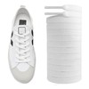 UamGlsob Flat Laces for Veja Campo Sneakers,8mm Trainers Shoelaces Replacement