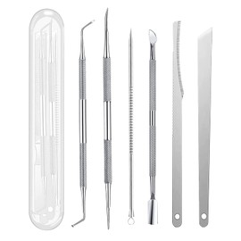 6 PCS Ingrown Toenail Tool Toenail File Toe Nail Kit Cuticle and Nail Care Set Stainless Steel Ingrown Toenail Tool Pedicure Tool Kit For Manicure and Pedicure Use Personal Care for Men and Women