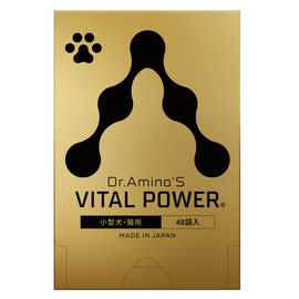 Dr. Amino'S VITAL POWER for Small Dogs and Cats, 48 Bags, Developed by Dr. Amino Kototo Mr. Masaru Otani, Amino Acids, Vitamins, Shielding Lactic Acid Bacteria Formulated