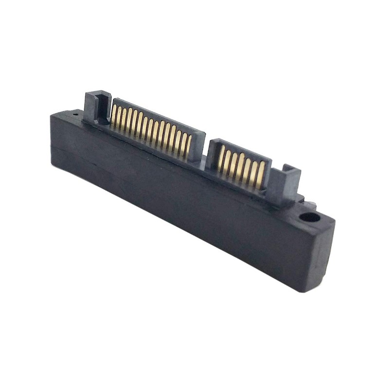 chenyang SATA Male to SATA Female 90 Degree Down Angled