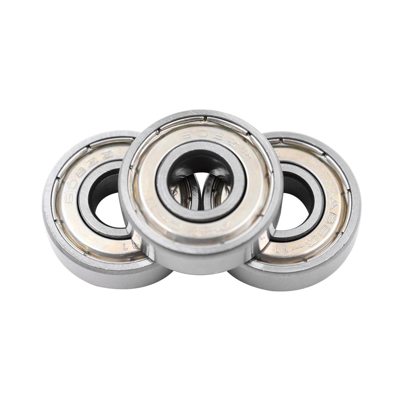Ieron 10 pcs 608ZZ ABEC-11 Double Shielded Ball Bearings, Double