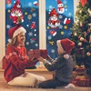 Christmas Gnome Window Clings 103pcs, Christmas Gnome Snowflake Window Decals