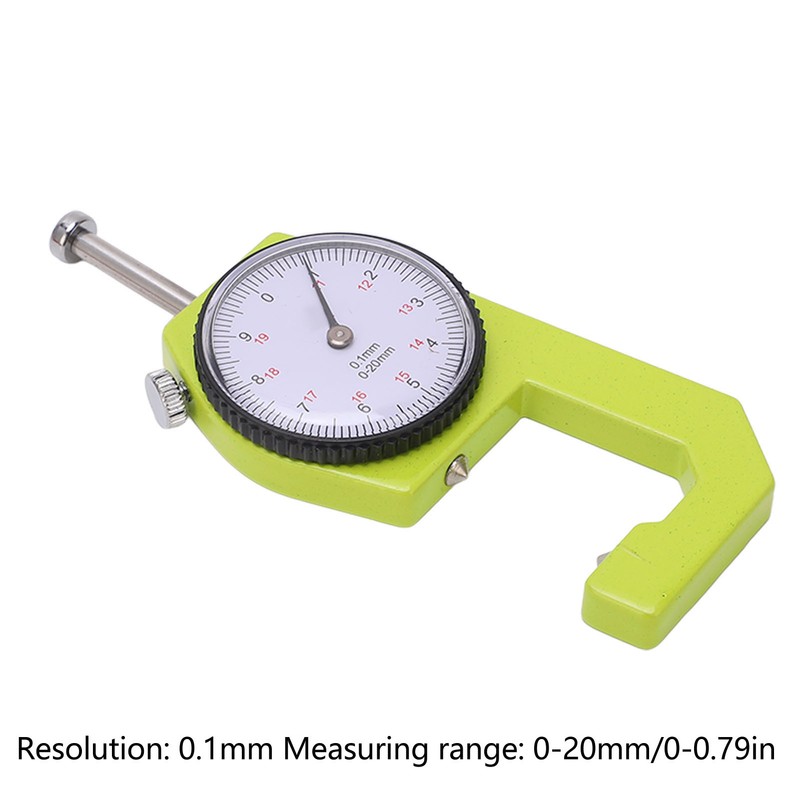 Thickness Meter 0.1mm Resolution 0 to 20mm Measure Range Industrial