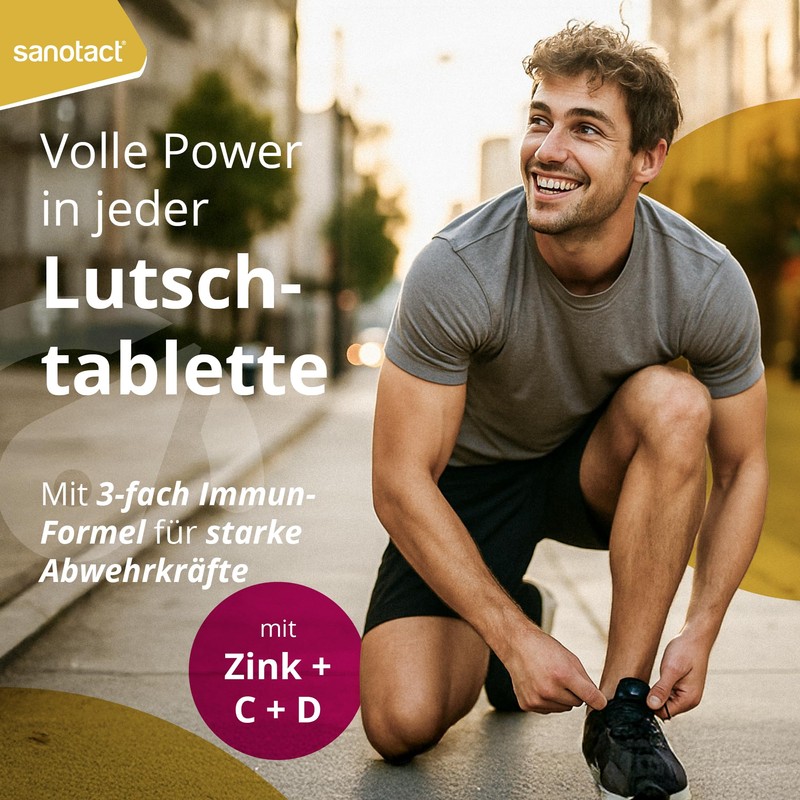 sanotact Zinc + C + D (20 Lozenges) • Zinc