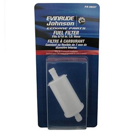 Tools Supply OEM Evinrude Johnson BRP Fuel Filter for 5/16 Hose, 74 Micron - 398327, Model:, Sport & Outdoor